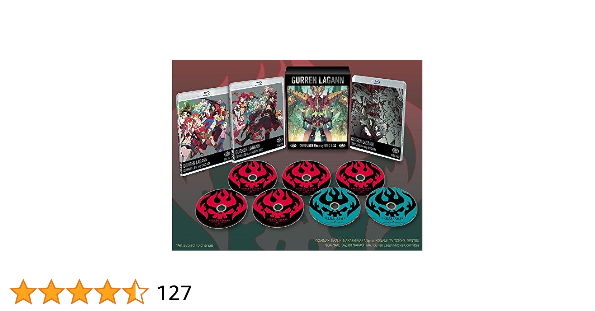GURREN LAGANN グレンラガン TVシリーズ コンプリートコレクション Amazon.com: Gurren Lagann Complete Box Set Blu-ray : Movies & TV